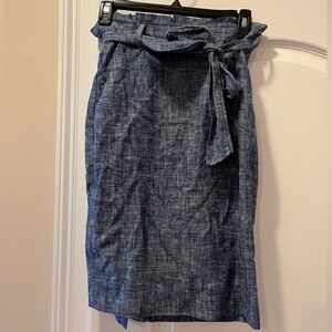 Ann Taylor Blue Pencil Skirt (4P)